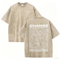 טי שירט אוברסייז CHANGE
